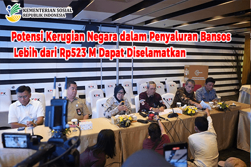 Potensi Kerugian Negara dalam Penyaluran Bansos Lebih dari Rp523 M Dapat Diselamatkan